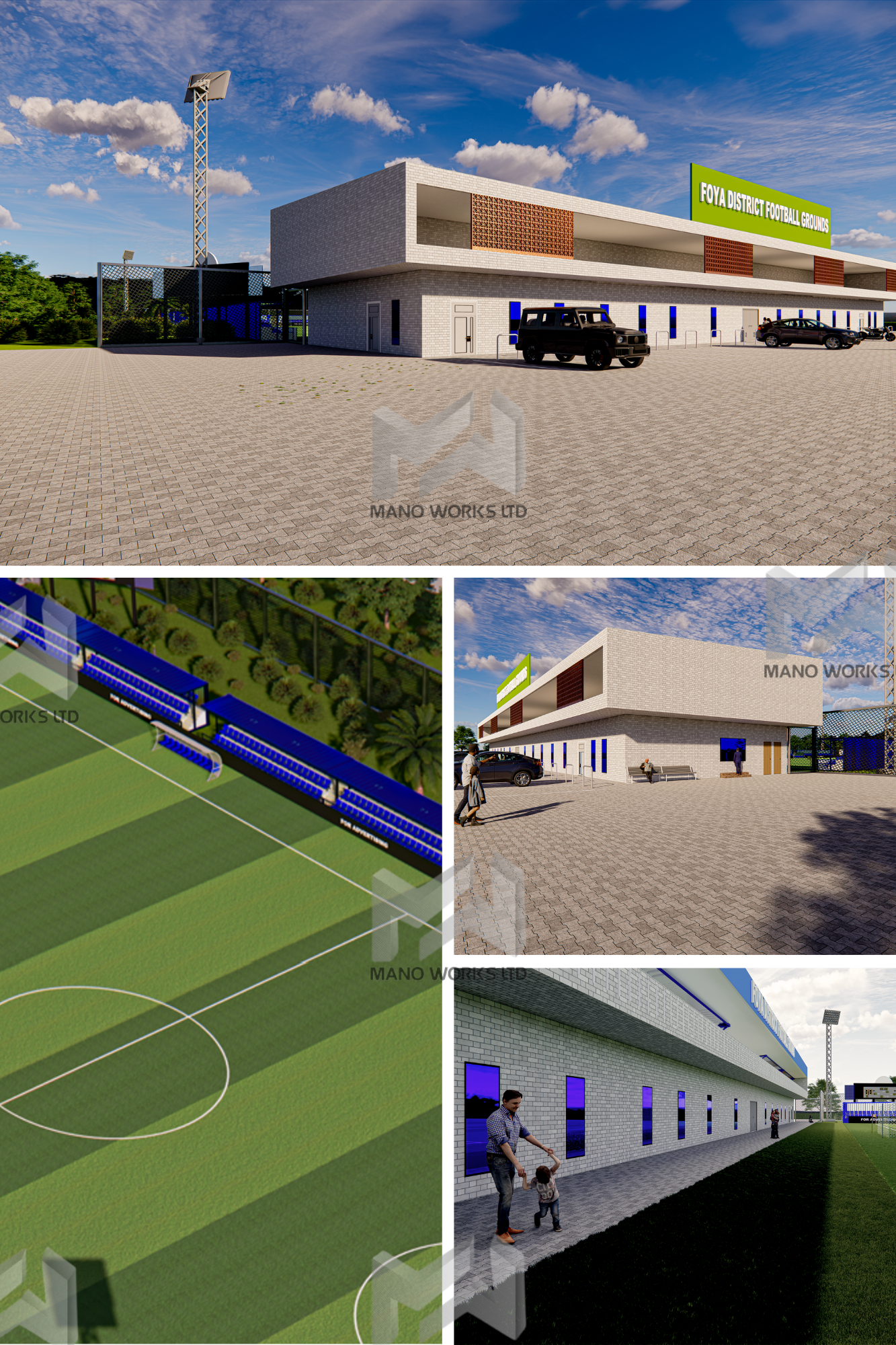 JNB Foundation — Foya District Football Ground Mini Stadium